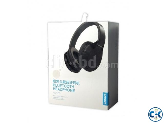 Lenovo HD100 Wireless Bluetooth Headphone With Mic large image 2