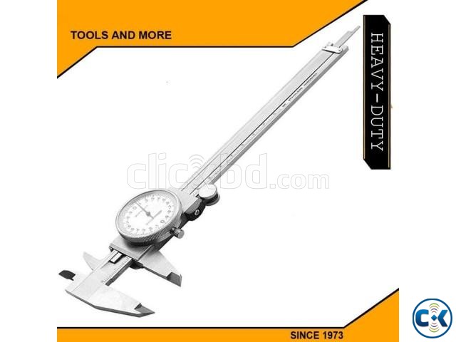 Vernier Caliper Dial Type Analogue Gauge 0-200mm  large image 1