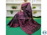 Exclusive Half Silk Jamdani Saree for Woman with Blouse
