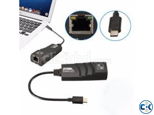 USB-C Type C to Gigabit Ethernet Adapter RJ45 LAN Network Ca large image 0