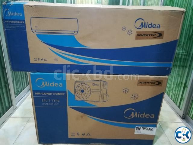 Midea MSE-18HRI-AG1 1.5 ton split Inverter Hot cool AC large image 1