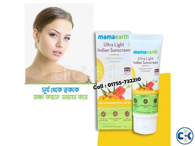 mamaearth Ultra Light Indian Sunscreen large image 0