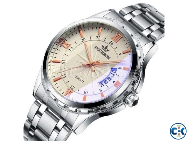 FOURRON FASHION MEN S QUARTZ WATCH 3001 large image 1