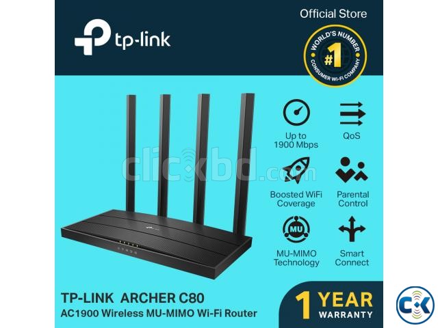 TP-Link Archer C80 AC1900 Wireless Gigabit Dual-Band MU-MIMO large image 0