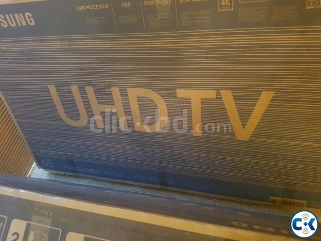 Samsung RU7100 65 Flat 4K UHD Smart Android TV large image 2