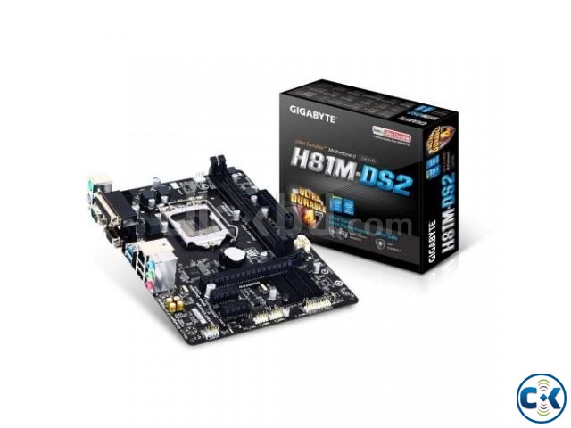 Gigabyte Genuine GA-H81M-DS2 Micro ATX Motherboard large image 0