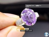 Sri Lanka Amethyst Gemstone Ring - অ্যমিথিষ্ট পাথরের আংটি