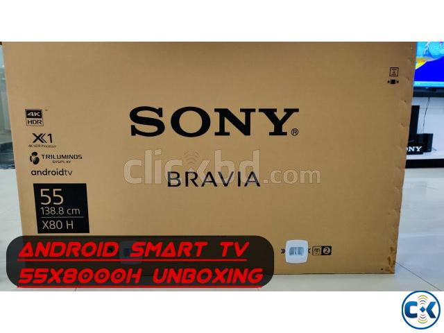 Sony Bravia 55 KDX8000H 4K Smart Android Voice Control TV large image 1