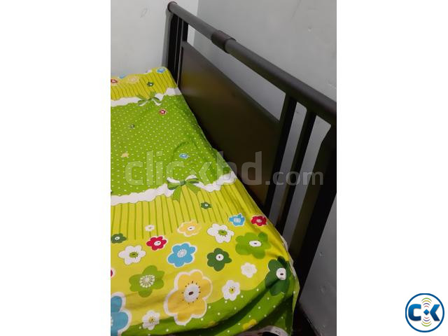 Steel bedstead স্টিলের খাট সাড়ে সাত ফুট বাই 5 ফুট large image 2