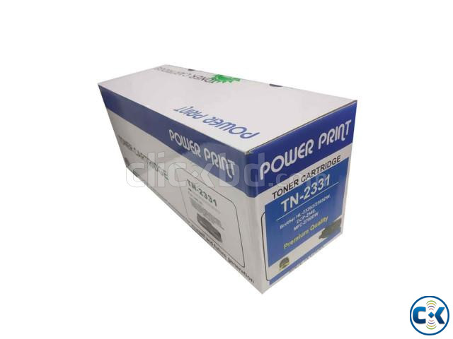 Power Print TN-2331 Black Toner for Brother Laser Printer large image 2