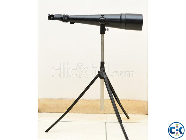 High power Telescope with stand and case large image 0