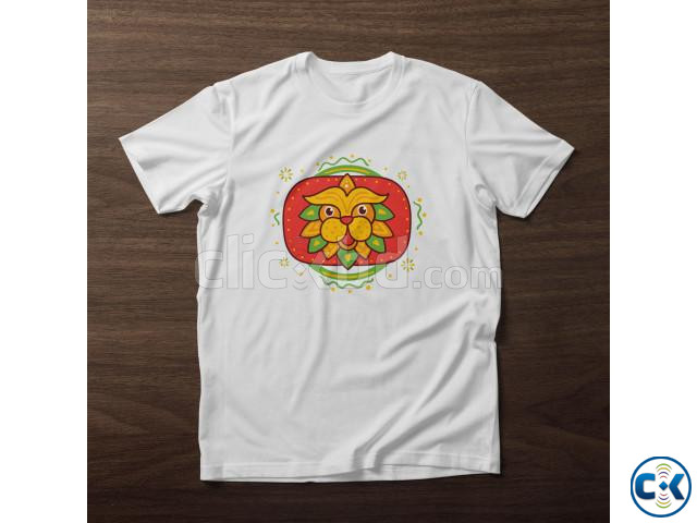 Men s Bangla Boishakh Printed Short Sleeve Polyester T-Shirt large image 0