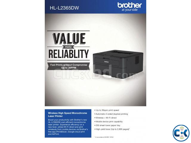 Brother HL-L2365DW Wireless Auto Duplex Laser Printer large image 0