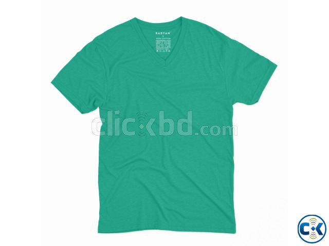 2021 Summer Men s Cotton Solid T-shirt Short Sleeve T-shirt large image 0