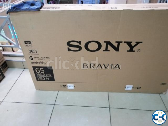 Sony Bravia 65 X8000H 4K UHD X1 Processor Android TV large image 1