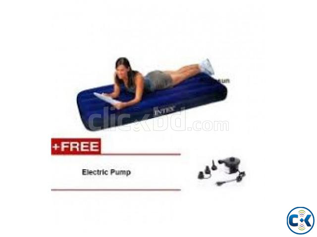 intex Single Air Bed Free Pumper large image 1