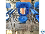 Portable Toilet Chair Folding Commode Chair কমোড চেয়ার