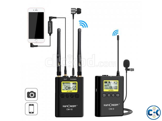 K F Concept KF10.011 CM9 UHF Wireless Lavalier Microphone large image 0