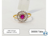 Diamond with gold Ring 50 off