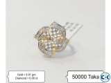 Diamond with gold Ring 50 off