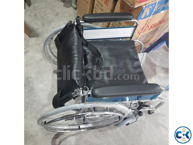 Best Quality Portable Travel Wheelchair - Back Side Foldable large image 0