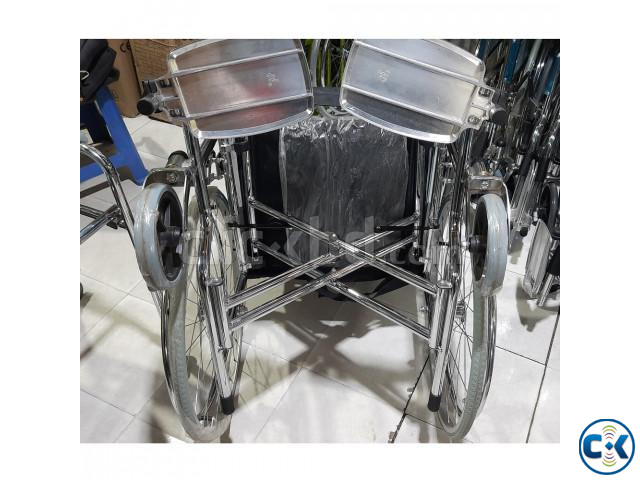 Best Quality Portable Travel Wheelchair - Back Side Foldable large image 2