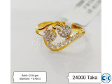 Diamond with gold Ring 50 off