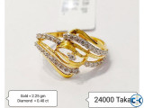 Diamond with gold Ring 50 off