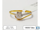 Diamond with gold Ring 50 off