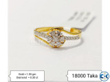 Diamond with gold Ring 50 off