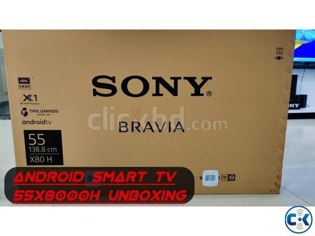 Sony Bravia 55 X8000H 4K Voice Control Remote Smart TV large image 1