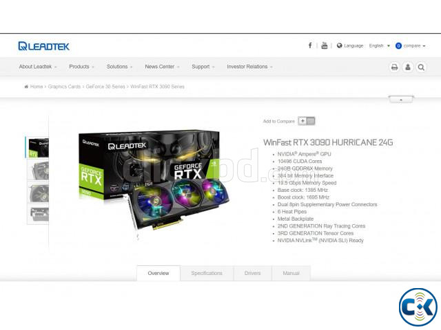 Nvidia RTX 3090 24GB Graphics Card large image 2