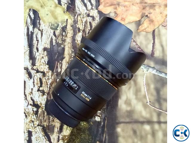 Sigma 85mm f 1.4 EX DG FX Format Prime Lens for Nikon Mount large image 1