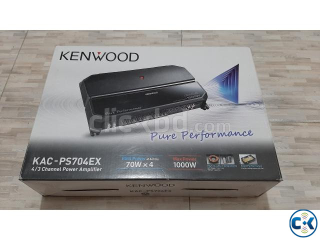 Kenwood 1000W best 4 channel unused amplifier for cars large image 0