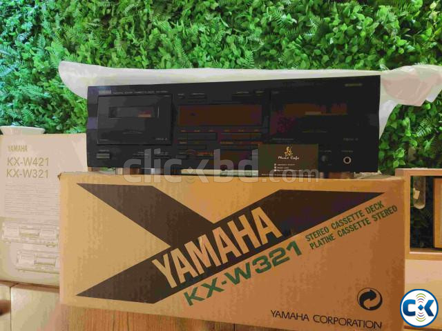 YAMAHA KX W 321 FULL BOXED CASSET DECK. large image 3