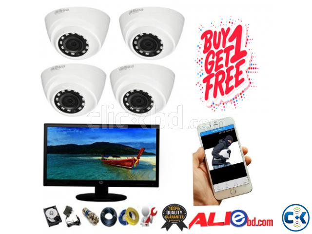 1 Mega Pixel 4 CCTV Package large image 0