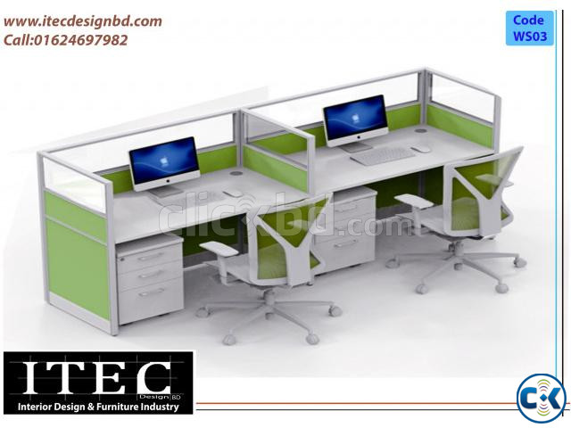 Office Workstation Desk large image 1