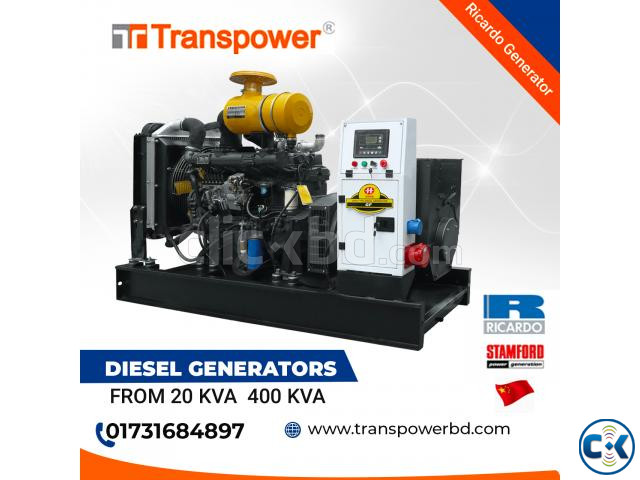 100KVA Ricardo Engine Diesel Generator China  large image 2