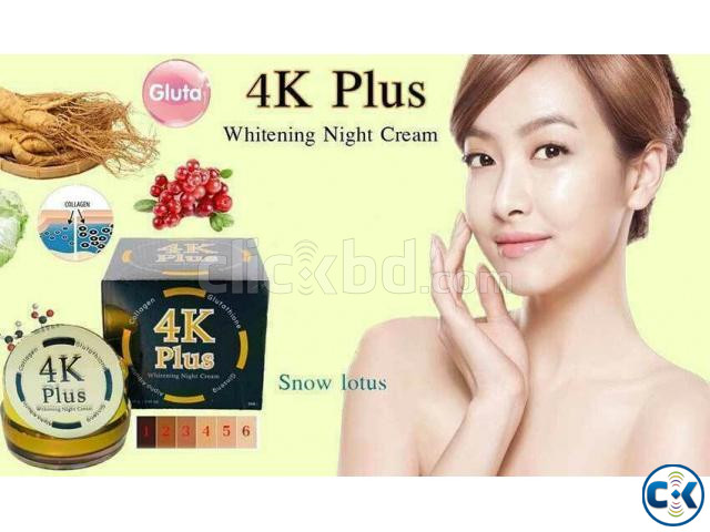 Glutathione 4K Plus Whitening Night Cream - 20gm large image 3