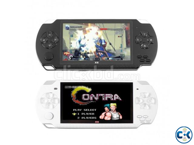 X6 PSP Game Player Console 4.3 screen 8GB Built-In 1000 Cl large image 1