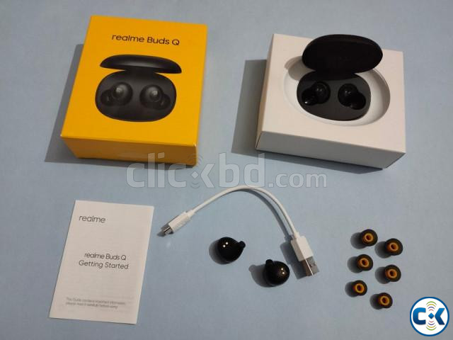 Realme Buds Q TWS Bluetooth 5.0 Earbuds Super Copy  large image 0