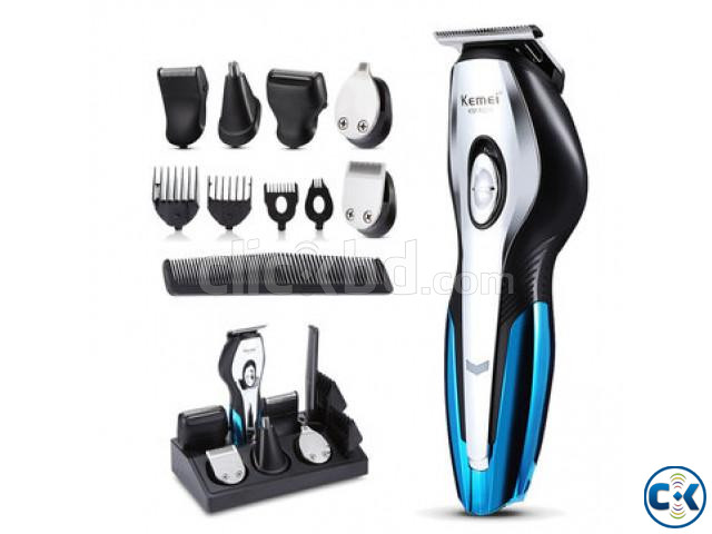 11-in-1 Kemei KM-5031 Professional Fast Charging Hair Trimme large image 1