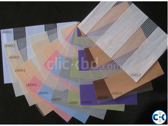 Zebra window Roller blinds Best Quality Imported by Korea  large image 1