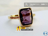 Purple Amethyst Gemstone Ring - অ্যমিথিষ্ট রত্ন পাথরের আংটি