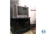 Sony Trinitron Tv with cabinet