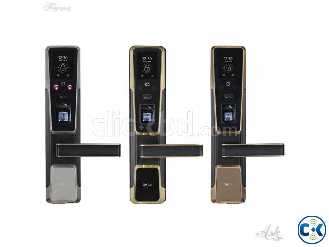 ZKTeco ZM100 Fingerprint and Face Recognition Smart Lock large image 1