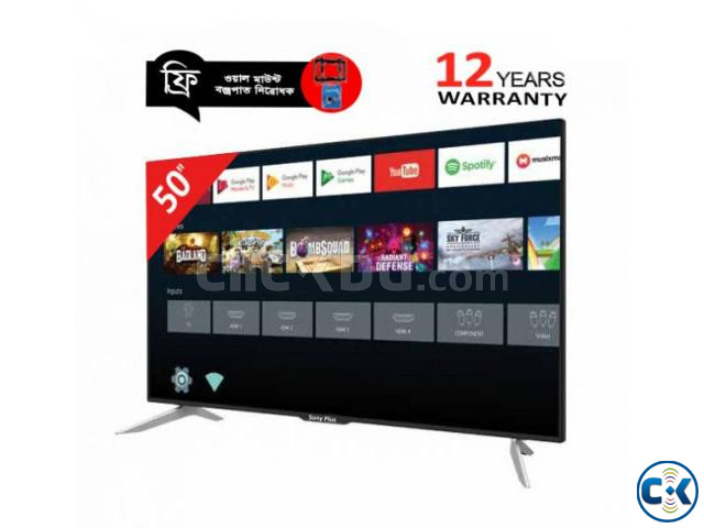 Sony Plus 50 inch android smart TV large image 0