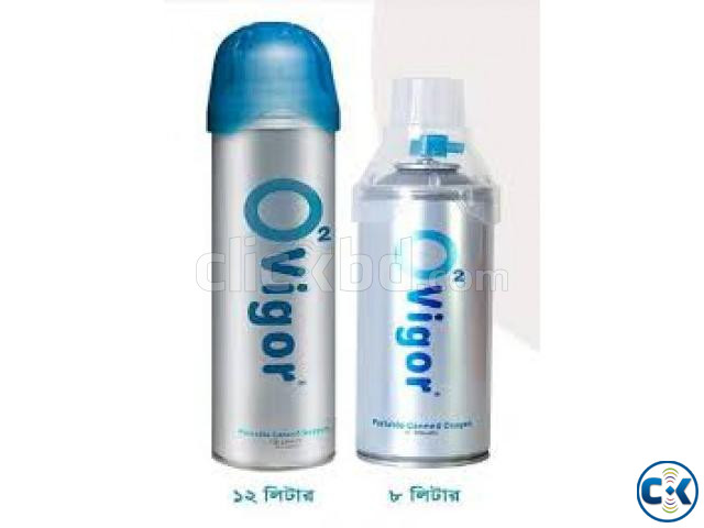 8L O2 Vigor Portable Canned Oxygen large image 0