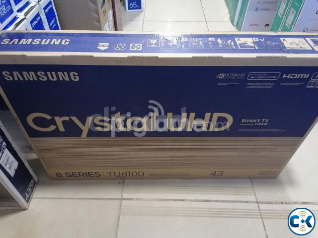 Samsung 43 4K TU8100 Crystal UHD Voice Control TV large image 1