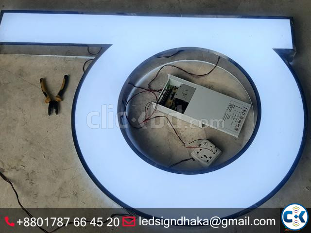 led sign and neon sign with acp board branding large image 3